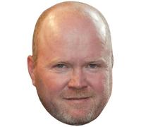 Steve McFadden (Stubble) Celebrity Mask, Flat Card Face, Fancy Dress Mask