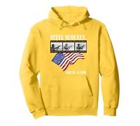 Steve McQueen_020 Pullover Hoodie, Adult Unisex, Lemon Yellow, Small