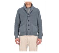 Steve McQueen Shawl Collar Cardigan- male- Drumohr- Cardigans- Green- 2XL- Knitwear 2XL