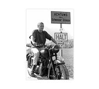 Steve McQueen The Great Escape 1963 Movie Canvas Poster Bedroom Decor Sports Landscape Office Room Decor Gift Unframe-style 12x18inch(30x45cm)