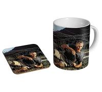 Steve McQueen The Great Escape Ceramic Coffee Mug + Coaster Gift Set …