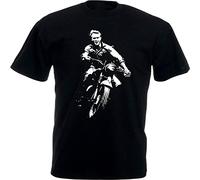 Steve McQueen The Great Escape T-Shirt Brit Film Mens Fashion T-Shirt Black