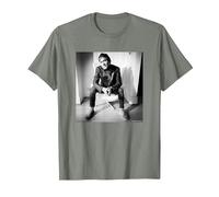 Steve Norman Sax of Spandau Ballet Chris Duffy Photography T-Shirt, Men, Olive Heather, X-Large