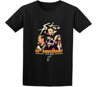 Steve Perry 5Th Anniversary 197 Graphic Printed T-Shirt for Mens T-Shirt Black S
