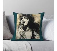 Steve Perry Fanart Square Pillowcase Polyester Linen Velvet Printed Zip Decorative Throw Pillow Case Room Cushion Case