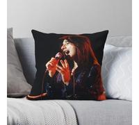 Steve Perry Journey Square Pillowcase Polyester Linen Velvet Pattern Zip Decorative Room Cushion Cover