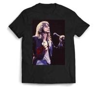 Steve Perry Rock Man Men T-Shirt Black 3XL