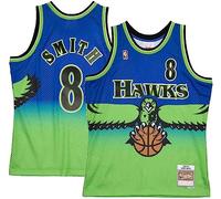 Steve Smith Atlanta Hawks Green Youth 8-20 Hardwood Classic Soul Swingman Player Jersey, Blue, 18-20