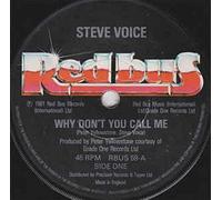 Steve Voice - WHY DON'T YOU CALL ME 7 INCH (7" VINYL 45) UK RED BUS 1981