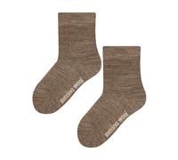 Steven 1 Pack Kids Warm Ribbed Merino Wool Socks for Winter - 5-6 Years - Beige