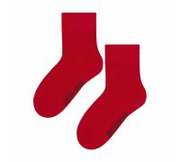 Steven 1 Pack Kids Warm Ribbed Merino Wool Socks for Winter - 5-6 Years - Red