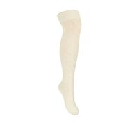 Steven 1 Pack Ladies Over The Knee Wool Socks (2 Sizes) - 3-5 UK - Ecru