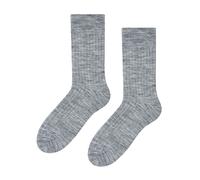 Steven 1 Pack Mens Alpaca Wool Warm Boot Socks for Winter - 9-11 UK - Light Grey