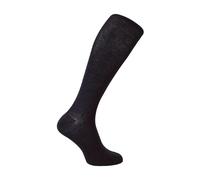Steven 1 Pack Mens Knee High Long Merino Wool Socks for Winter - 6-8 UK - Charcoal