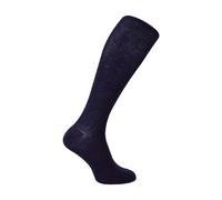 Steven 1 Pack Mens Knee High Long Merino Wool Socks for Winter - 9-11 UK - Navy