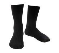 Steven 1 Pack Mens Non Elastic Merino Wool Socks - 6-8 UK - Black