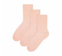 Steven 3 Pack Ladies Original Wool Dress Socks (2 Sizes) - 3-5 UK - Light Pink