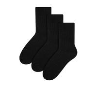 Steven 3 Pack Ladies Original Wool Dress Socks (2 Sizes) - 6-8 UK - Black