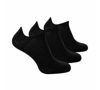 Steven Men's 3 Pack Merino Wool Invisible No Show Socks in Black | Size: 6-8 Steven Black 6-8