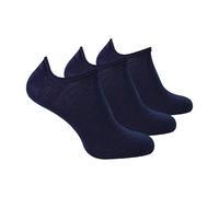 Steven Men's 3 Pack Merino Wool Invisible No Show Socks in Navy | Size: 9-11 Steven Navy 9-11