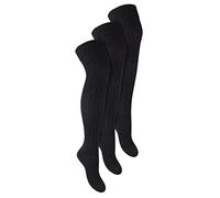 STEVEN 3 Pair Womens Over The Knee Ladies Extra Long Thigh High Wool Socks | Fashionable Wool Hosiery | Extended Leg Hosiery | Multi Pair Value Set | Natural Insulation