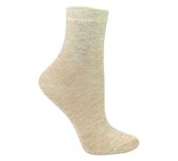 Steven Childrens Organic Cotton Sensory Socks - Soft Seamless Socks for Sensitive Feet - 2-3 Years - Light Beige