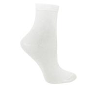 Steven Childrens Organic Cotton Sensory Socks - Soft Seamless Socks for Sensitive Feet - 4-6 Years - White