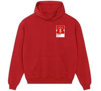 Steven Gerrard 8 Football Shirt Frame Men's Hoodie - Red / S