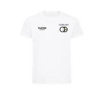 Steven Gerrard Ball Logo Kids T-Shirt - White / S Men