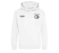 Steven Gerrard Logo Kids Hoodie - White / 9-11 years