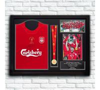 Steven Gerrard Signed Liverpool Shirt - Framed