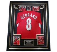 Steven Gerrard Signed Shirt 2005 LUXURY FRAMING and Certificate of Authentication