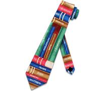 Steven Harris Books of the Bible Ties Mens Religious Necktie Christian Tie Chuck Neckties, Blue, One size