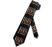 Steven Harris Men's Lord of Lords Ties King of Kings Faith Necktie Jesus Tie Religious