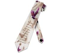 Steven Harris Wings as Eagles Tie Mens Religious Neckties Christian Ties for Men Bible Verse Necktie