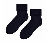 Steven Ladies Wool Bed Socks Luxurious Super Soft Cosy Lounge Sleep Socks - 6-8 UK - Black