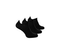 Steven Men's 3 Pack Merino Wool Invisible No Show Socks in Black | Size: 6-8 Steven Black 6-8