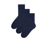 Steven Men's 3 Pack Warm Wool Dress Socks in Navy | Size: 6-8 Steven Navy 6-8