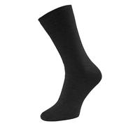 Steven Mens Cashmere Socks - Luxury Soft and Warm Seamless Everyday Socks - 7-9 UK - Black