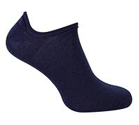 STEVEN Mens Merino Wool Low Cut No Show Socks Invisible Low Cut Warm Footsies Socks (9-11, Navy)
