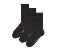 Steven - 3 Pairs Multipack Mens Original Merino Wool Socks - Charcoal - Grey - Size UK 9-11