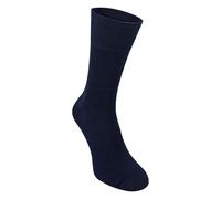 STEVEN - Mens Seamless Bamboo Sensory Socks Soft Breathable Non-Binding Socks (7-9, Navy)