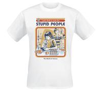 Steven Rhodes A Cure for Stupid People T-Shirt white XL