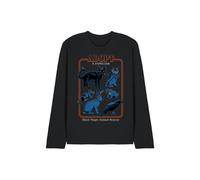 Steven Rhodes Adopt A Familiar Long Sleeve T-Shirt, Black | Size: Large Steven Rhodes Black L