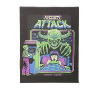 Steven Rhodes Anxiety Attack Canvas Plaque Steven Rhodes Multicolor