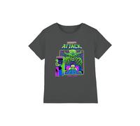 Steven Rhodes Anxiety Attack Kids T Shirt, Charcoal, 9-11