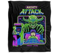 Steven Rhodes Anxiety Attack Silky Touch Super Soft Throw Blanket 152 X 127 Cm