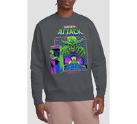 Steven Rhodes Anxiety Attack Unisex Sweatshirt, Charcoal, Large
