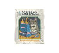Steven Rhodes As Purr My Last Email Silky Touch Super Soft Throw Blanket 152 X 127 Cm
