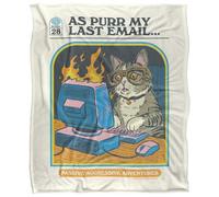 Steven Rhodes As Purr My Last Email Silky Touch Super Soft Throw Blanket 152 X 127 Cm